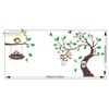Monkey Tree Wall Art Stickers Decalcomanie per bambini Decalcomanie rimovibili per la casa 210420