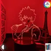 Gece Işıkları 3D LED LAMP BAKUGO Oda Dekorum için Kahraman Academia Doğum Günü Hediyesi Manga Gadget Katsuki Işık Anime1281114