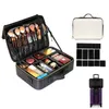 Torba kosmetyczna Wodoodporna Makeup PU Magazyn Wielofunkcyjny Organizator Travel Travel Portable Divider Beauty Box