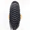 Высокое качествоWholele 100 Virgin Human Hair 26 30 дюймов Deepwave Hd Прозрачный фронтальный парик 180 Плотность 13X6 Глубокая волна Кружевной фронт Wi1261080