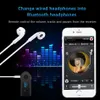 Bluetooth -sändare biladaptermottagare 3.5mm aux stereo trådlös USB mini ljudmusik för smart telefon mp3