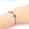 Mal Blue Eye Bracelet Corrente de Link para Mulheres Ajustável Lucky Black Red String Braceletes Nova Moda Handmade Jóias