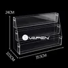 Acryl Display Stand Voor Wegwerp Vape Pen Cartridges Pods Apparaat Geassembleerd Meerdere Soorten Lagen Sigaren Accessoires Vapor e-sigaretten Winkel Winkel Detail Groothandel