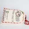 Christmas Decorations New Canvas Christmas Santa Sacks Christmas Gift Mailing Bag Children Candy Bags 50x70cm Fast Ship