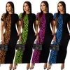Outono verão mulheres moda leopardo impressão bodycon longo maxi vestido sexy clube festa vestidos vestidos plus size gld8600 210409