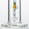 Unikalny kształt ananas wiele kolorów nargile w bongu prysznicowe rury wodne Perc 14.5mm Złącze żeńskie ze szklaną miski 5mm Grube Oil Dab Rigs