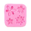 3D Flower Silicone Molds Fondant Craft Cake Candy Chocolate Ice Pastry Baking Tool Mould Soap Mold Cake Decorator