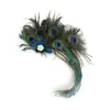 Clip per capelli barrettes piuma fascinator clip decorativo tornante per torri da sposa festa nuziale triara donne accessori band