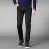Men's Pants Autumn Casual Pant Men 2021 Business Stretch Cotton Straight Fit Trousers Male Formal Dress Black Khaki Plus Size 42 44 46