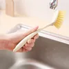 1Pc Multi-function Kitchen Cleaning Brush Long Handle Dishwashing Flat Pot Tool Accessories 210423