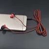 3,5 mm trådbundna hörlurar i öron stereo hörlurar bas öronproppar volymkontroll med mikrofon för iPhone Samsung Xiaomi smartphones