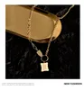Men Woman Hip Hop Bling Iced Out COOL Chain Necklaces Sumptuous Clastic Silver Gold Color Boys Fashion Jewelry Gifts297F