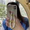 Nouvelle chaîne de téléphonie mobile perle colorée