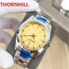 36mm Famous Japan Quartz Movement Watches Fine Stainless Steel Women Men Waterproof Luminous Wristwatches