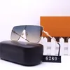 Luxurys Designer-Sonnenbrillen, PC-Sonnenbrillengestell, Outdoor-Lampenschirm, modische klassische Brille, Herren und Damen, neutral, 6 Farben