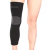 Armbågens knäskydd 1 st elastisk sport lång benstöd stag wrap protector stickning hålla varm pad skydd för fitness