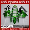 Spritzguss-Verkleidungen für KAWASAKI NINJA ZX9 R ZX 9R 9 R 900 CC 98-99 Karosserie-Kit 17Nr.24 ZX900 ZX9R 98 99 00 01 ZX-900 900CC ZX-9R 1998 1999 2000 2001 OEM-Karosserie hellgrün