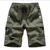 Män Cargo Shorts Sommar Camo Korta byxor Masculino Sport Bomull Sweatpants Mens Pocket Plus Size M-8XL Homme ETE B0712 210518