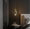 Lustre moderne de luxe éclairage salon gris fumé/lampe en cristal clair rond maison cristal or luminaire intérieur