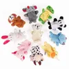Nawet Mini palec zwierzęcy pluszowe zabawki dla dzieci pacynki mówiące rekwizyty grupa zwierząt nadziewane plus pluszaki zabawki prezenty mrożone 1055 V2