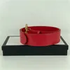 Men039s Designer Belt Black Red Leather Big Gold with Pearl Buckle Classic Casual Belts White Original Box SetAAA8884527333