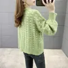 SURMIITRO Herbst Winter Süße Strickjacke Frauen Lila Gestreifte Strickwaren Langarm Pullover Weibliche Gestrickte Jacke Mantel 210712