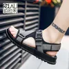 Sandały Lato Dorywczo Mężczyzna Klamra Sandal Mężczyźni Sandalianie Hombre Sandal Homme Sandles 2021 Sandaki Heren Sandalen Duży rozmiar 49