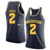 Nikivip Michigan Wolverines College #2 Poole #15 Jon Teske #24 Jimmy King Basketball Jerseys Mens Stitched أي اسم رقم