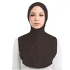 Ramadan One Piece Muslim Kvinnor Bön Under Scarf Hat Amira Cap Turban Neck Hijab Full Cover Islamic Headwear Warp Mellanöstern