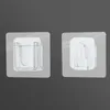 1/5/10/20/30 Pair Double Side Wall Sticky Adhesive Hooks Socket Holder Fixing Sewing Organizer Waterproof Bathroom Organizer 210609