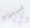 Tubes de brillant à lèvres vides 7.8ML brillant à lèvres rond transparent avec baguette transparente