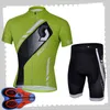 Scott Team Cycling Kortärmad Jersey (Bib) Shorts Sets Mens Sommar Andningsväg Cykel Kläder MTB Bike Outfits Sport Uniform Y210414204
