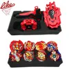 Laike Burst Toolbox Zestaw Flame 8pcs Spinning Top z wyrzutnią do wyrzutni odbierającego stroage pudełko na prezent dla dzieci