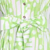 Boheemse lace-up strik jurk voor vrouwen o nek lantaarn mouw hoge taille mini jurken vrouwelijke mode herfst 210520