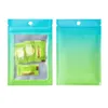 10 * 15cm 100st Colorful Phone Tillbehör Förpackningspåsar Transparene och plastprov Presentförpackning Väska Kosmetisk Svamppaket Pocuhes