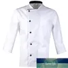 Czarny Biały Z Długim Rękawem Koszula Hotel Restauracja Kurtka Chef Culinary Uniform Bistro Bar Cafe Hospitality Catering Work Wear B741
