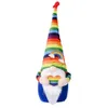 Fournitures de fête Rainbow Gnome Coloré Peluche Gay Lesbienne Poupée Scandinave Tomte Nisse Ferme Maison Cuisine Décor LGBT Cadeau PHJK2110