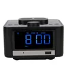 Autres horloges Accessoires Bluetooth Haut-parleur Lecteur Radio Charge sans fil LED Affichage numérique Réveil US Plug 110-240V