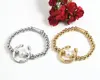 Fashion Women Men Silver Color Gold Bead Stainless Steel Square Bead Heart key Lock Bracelet Span Jewelry