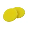 New Car Foam Sponge 12Pcs Foam Sponge Wax Applicator Cleaning Detailing Pads Car Waxing Polish Car Home Care Cleaning Yellow 10cm