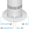 US Stick Accelesmart Достаточно размера Бездушный вентилятор, Стоящий Вентилятор полотенце, 10 Ускоренных настроек, 10-часовые замыкания синхронизации, Низкий уровень шума, 39 дюймов, A41