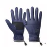 -20 grader vinterkylsäker skidhandskar män Vindskydd Vattentät Varm Cyklingshandskar Touchscreen Anti Slip Soft Fluff Glove