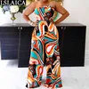 Vente en gros Afrique Style Combinaisons de l'épaule Imprimer Lâche Mode Casual Body Femmes Été Élégant Streetwear Barboteuses 210520