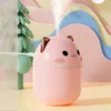 G107 liten luftfuktare bärbar 220 ml luftfuktare söt kawaii aromolja diffusor USB cool dim sprayer med färgglad mjuk ni327a