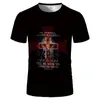 Homens Camisetas 2022 Verão 3D T-shirt Homens Roupas Skulldath Curto Manga Curta Menino-criança Moda O-Neck Street Wear Cool Customizável 110-6 XL