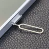 1000pcs Sim Card Insertion Removal Tool Apri ago Espulsore Sim card tray eject pin tool open eject pin SIM Card Pin per Smart phone