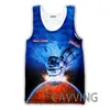 Cavanho 3D Impresso Judas Padre Rock Band Tanques Tops Harajuku Vest Verão Surpresa Camisetas Streetwear para Homens / Mulheres