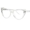 Sexy Fashion Reading Computer Women Cat Eye Transparent Blue Light Blocking Glasses Magnifier Vision Plus 0 to +600 Ocul