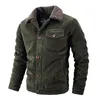 Piumino da uomo Parka Giacca invernale da uomo Casual Collo di pelliccia Cappotti spessi e caldi Fodera in pile Giubbotti militari militari imbottiti in cotone maschile 5XL 6XL