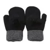 Five Fingers Gloves 2021 Fashion Spring Women Warm Knitted Wool Thicker Cashmere Mittens Ladies Cute Faux Hair Ball